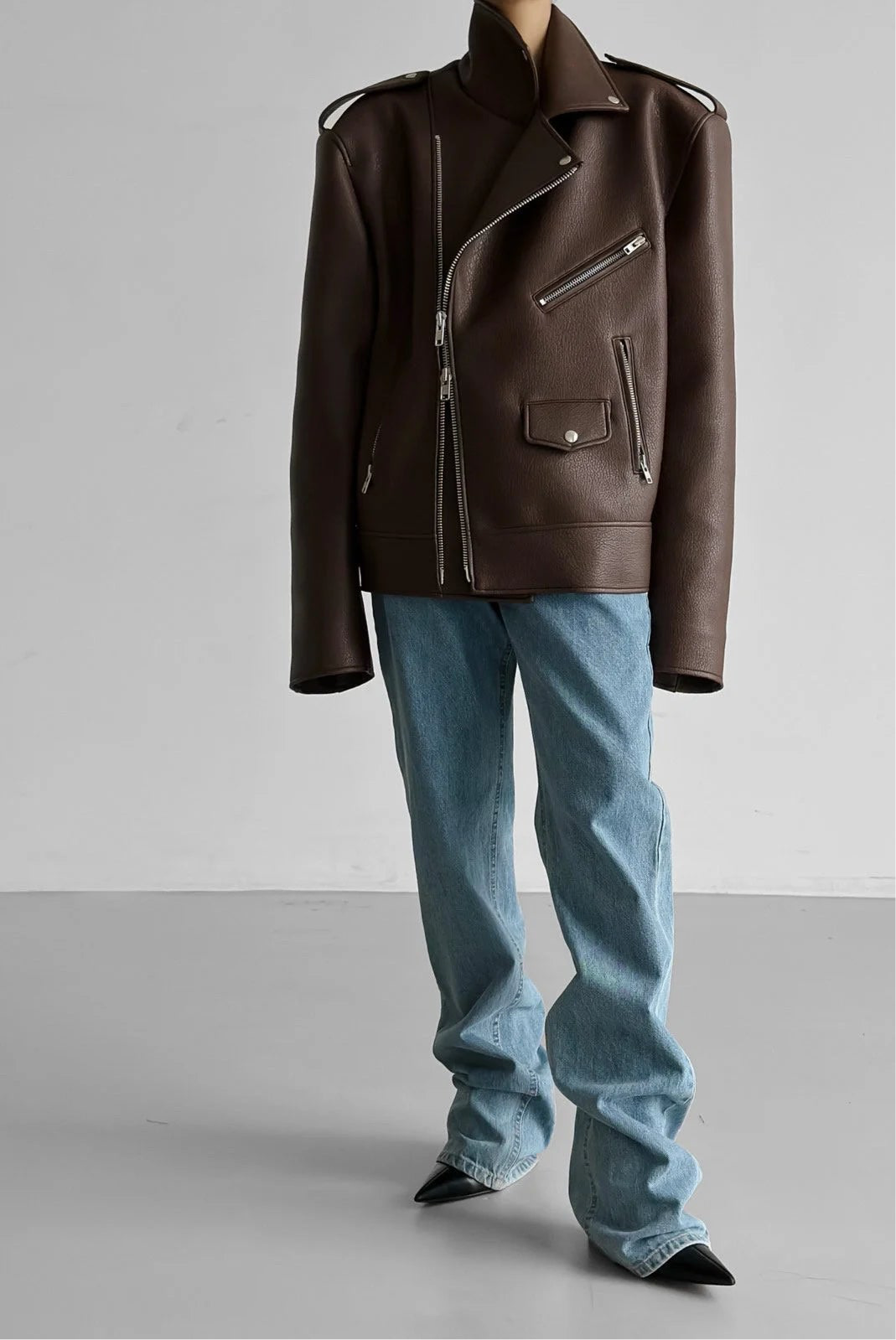 The Leather Jacket, Brown