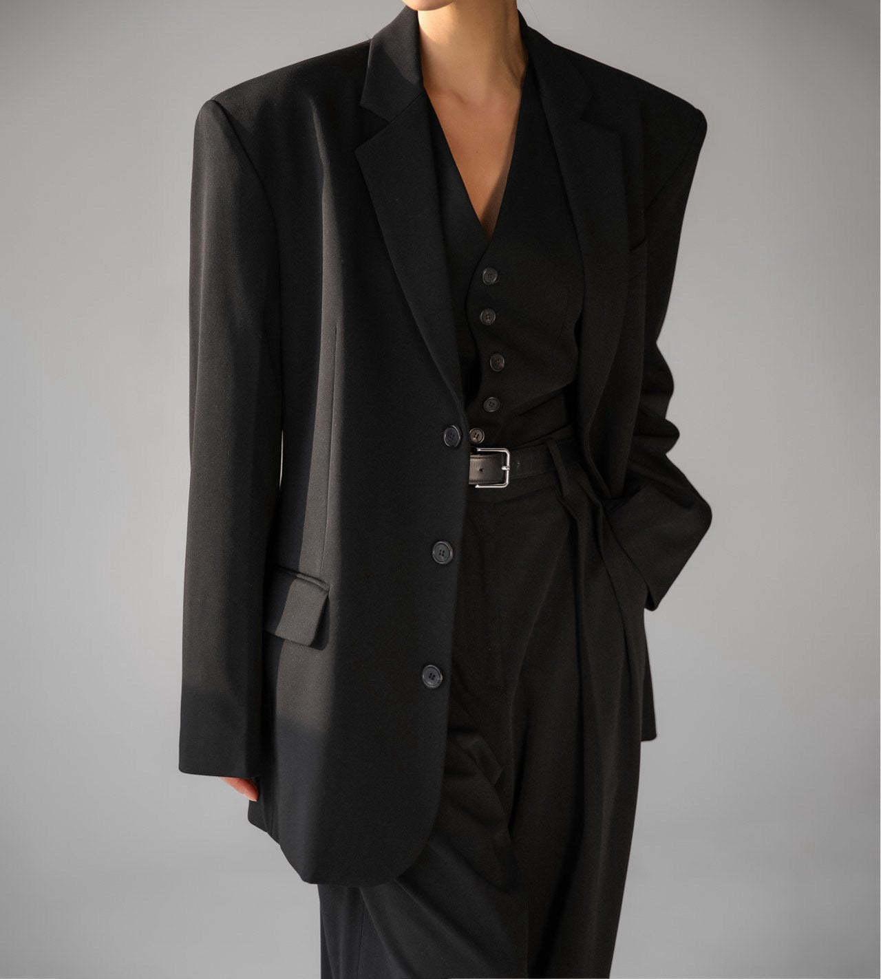 Classic Black Blazer