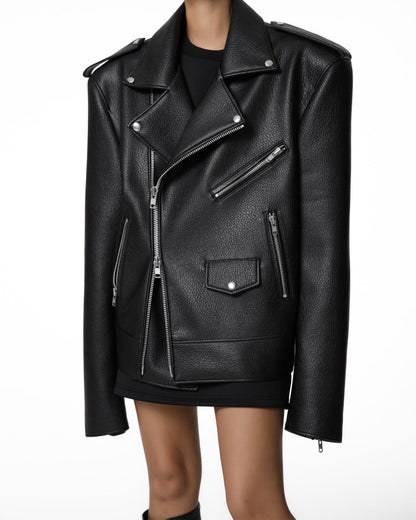 The Leather Jacket, Black