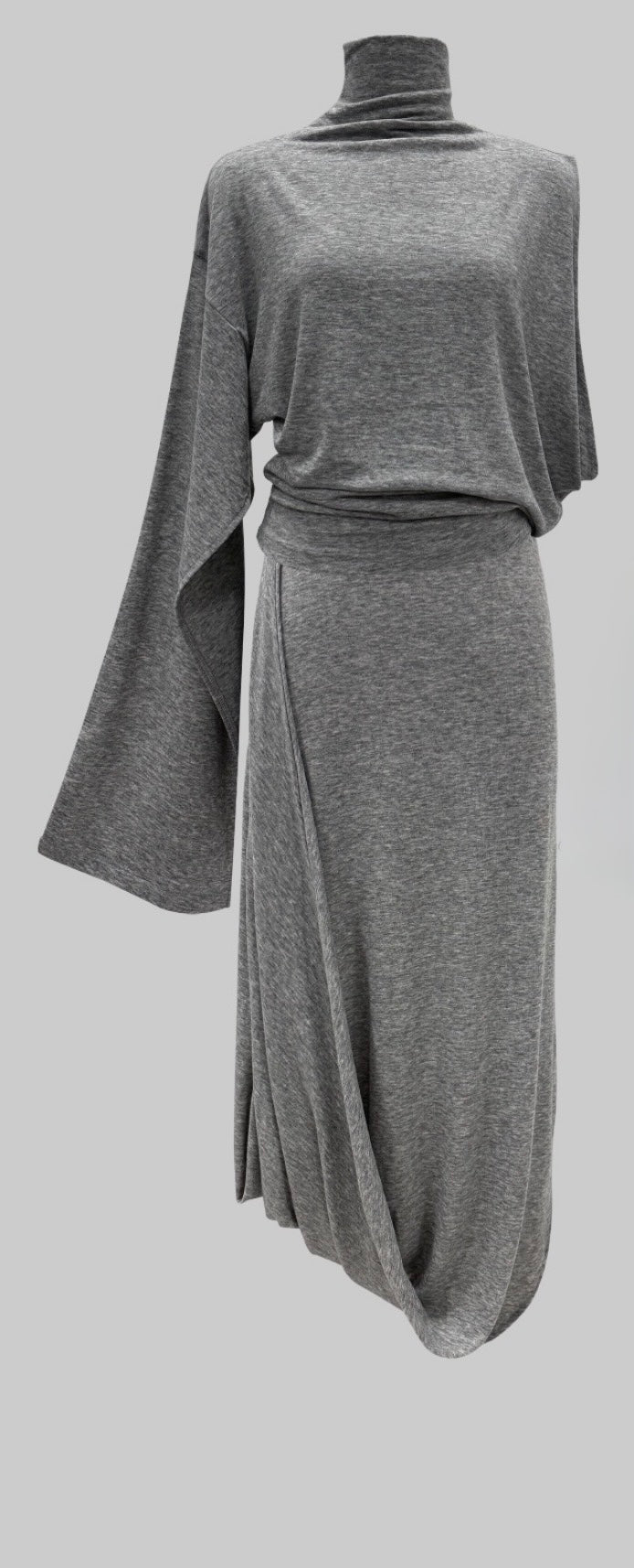 Grey Jersey Drape set