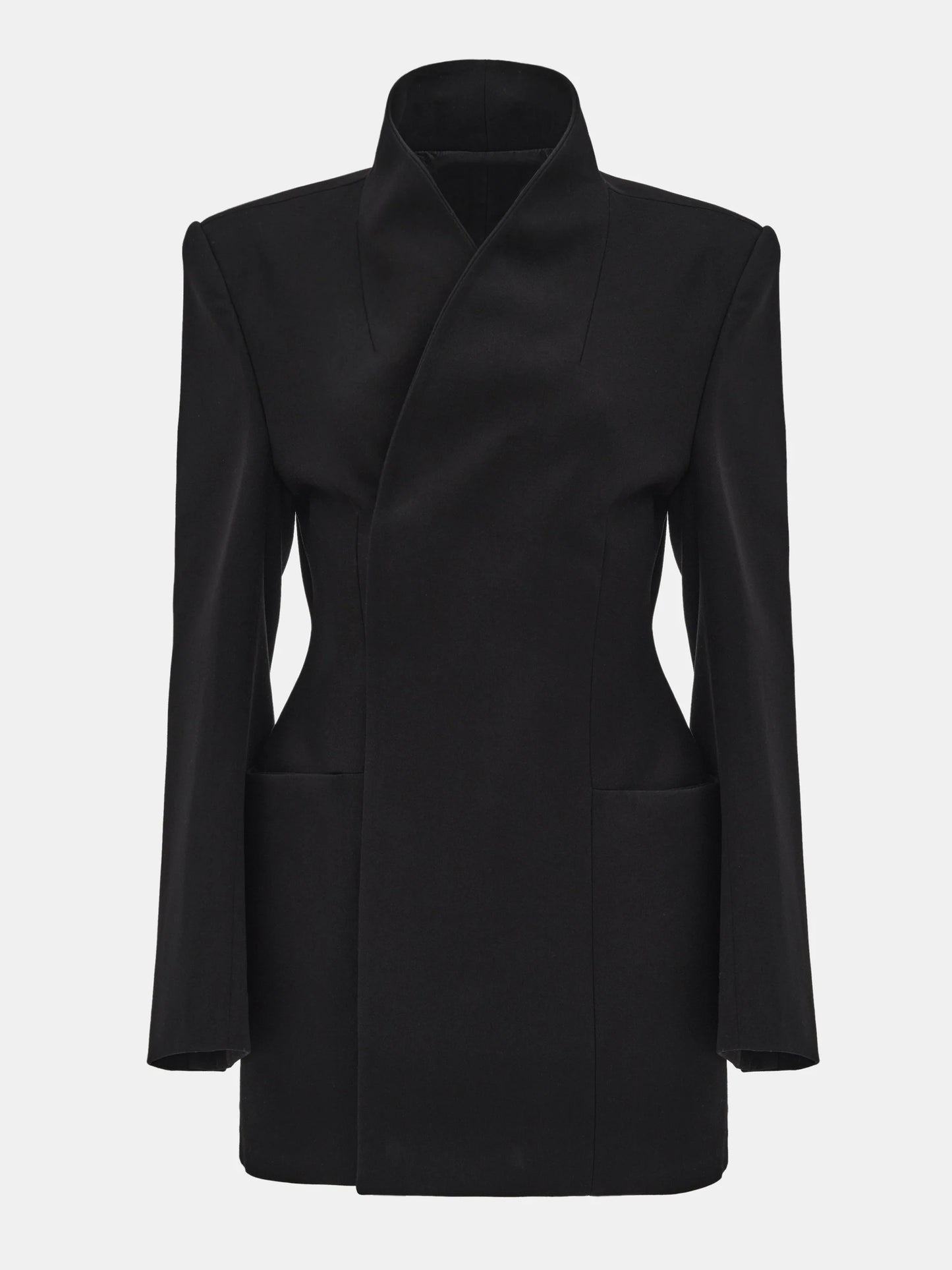 Wrap blazer dress