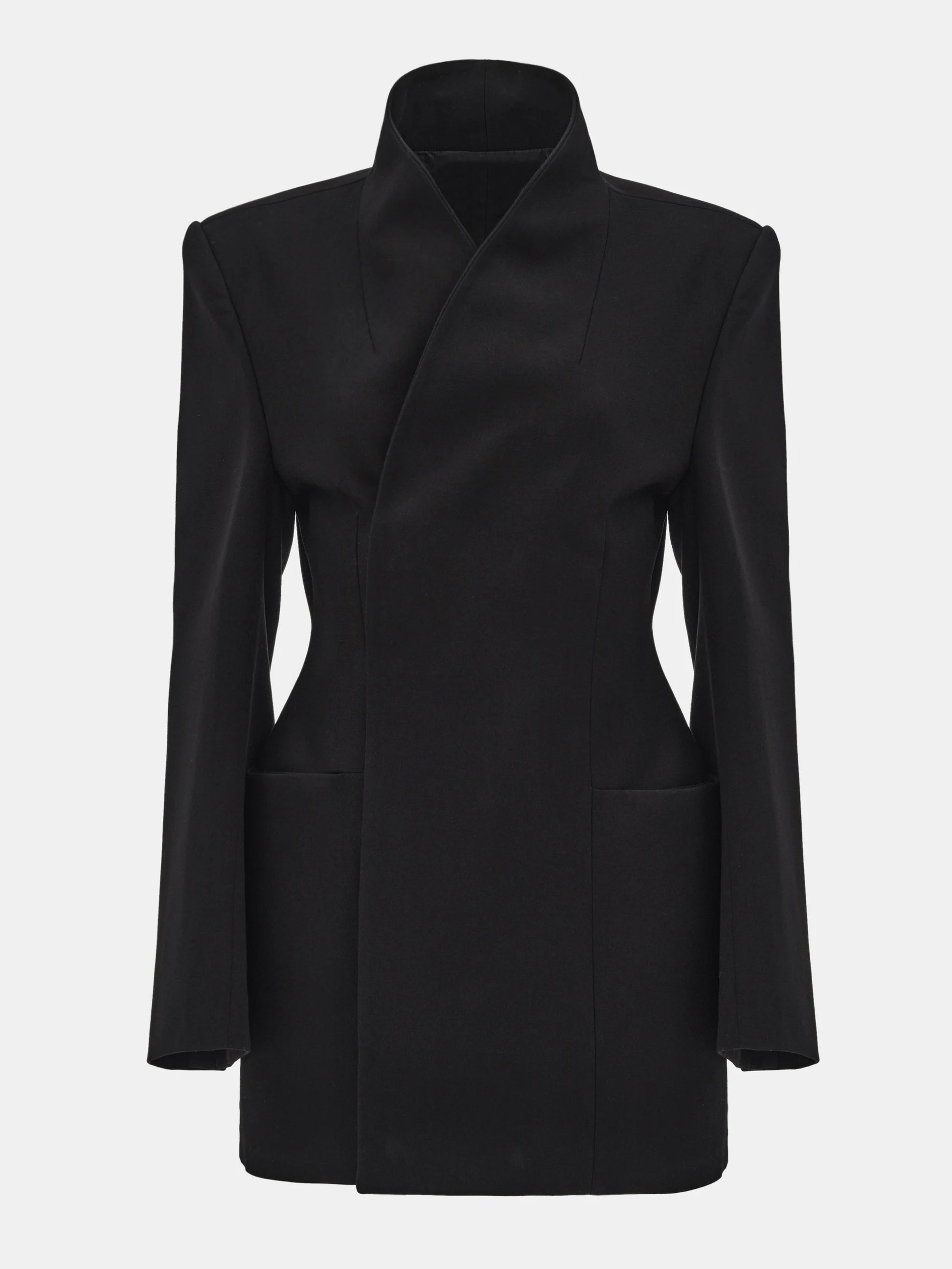 Wrap blazer dress