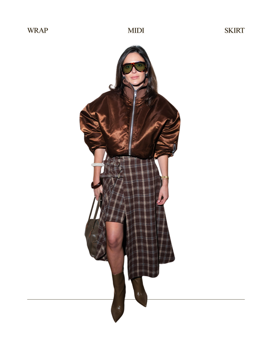 Wrap Midi Skirt