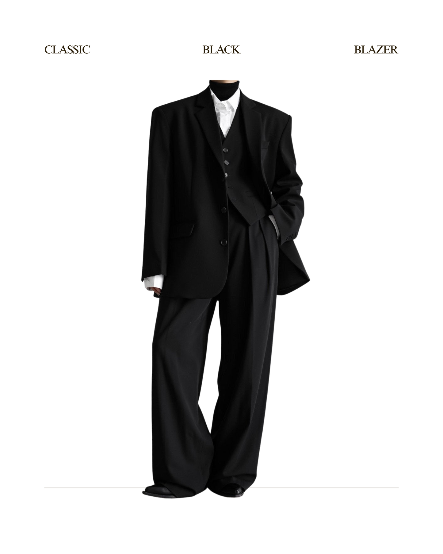 Classic Black Blazer