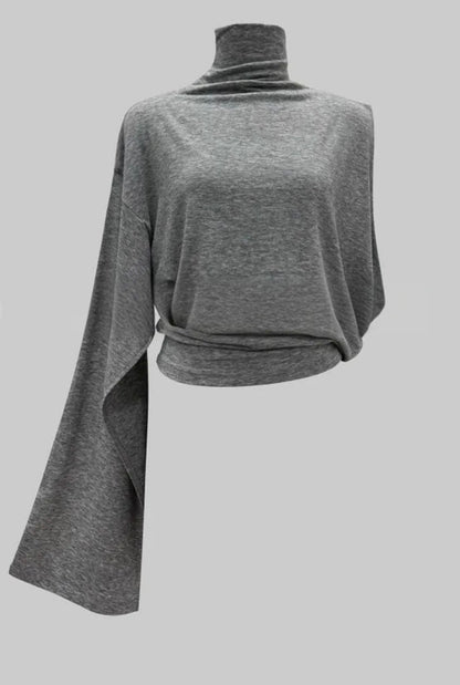 Grey Jersey Drape set